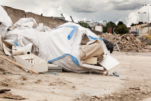 Recycling process for construction waste