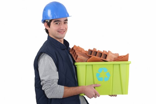 Step-by-step office clearance process illustrated